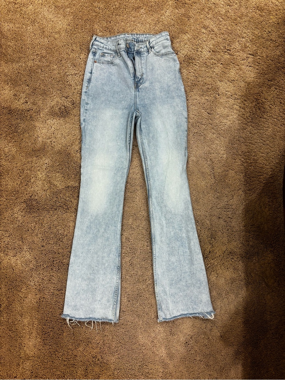 Old Navy Light Blue High-Rise Flare Jeans